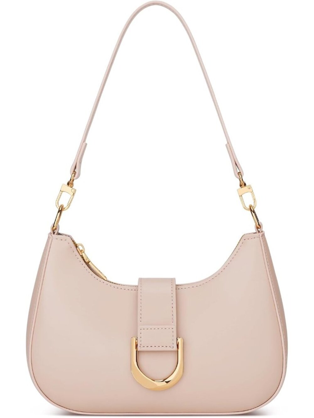 👜Women's Nude Shoulder Bag Trendy PU Vegan Leather Everyday Purse Cute Handbag